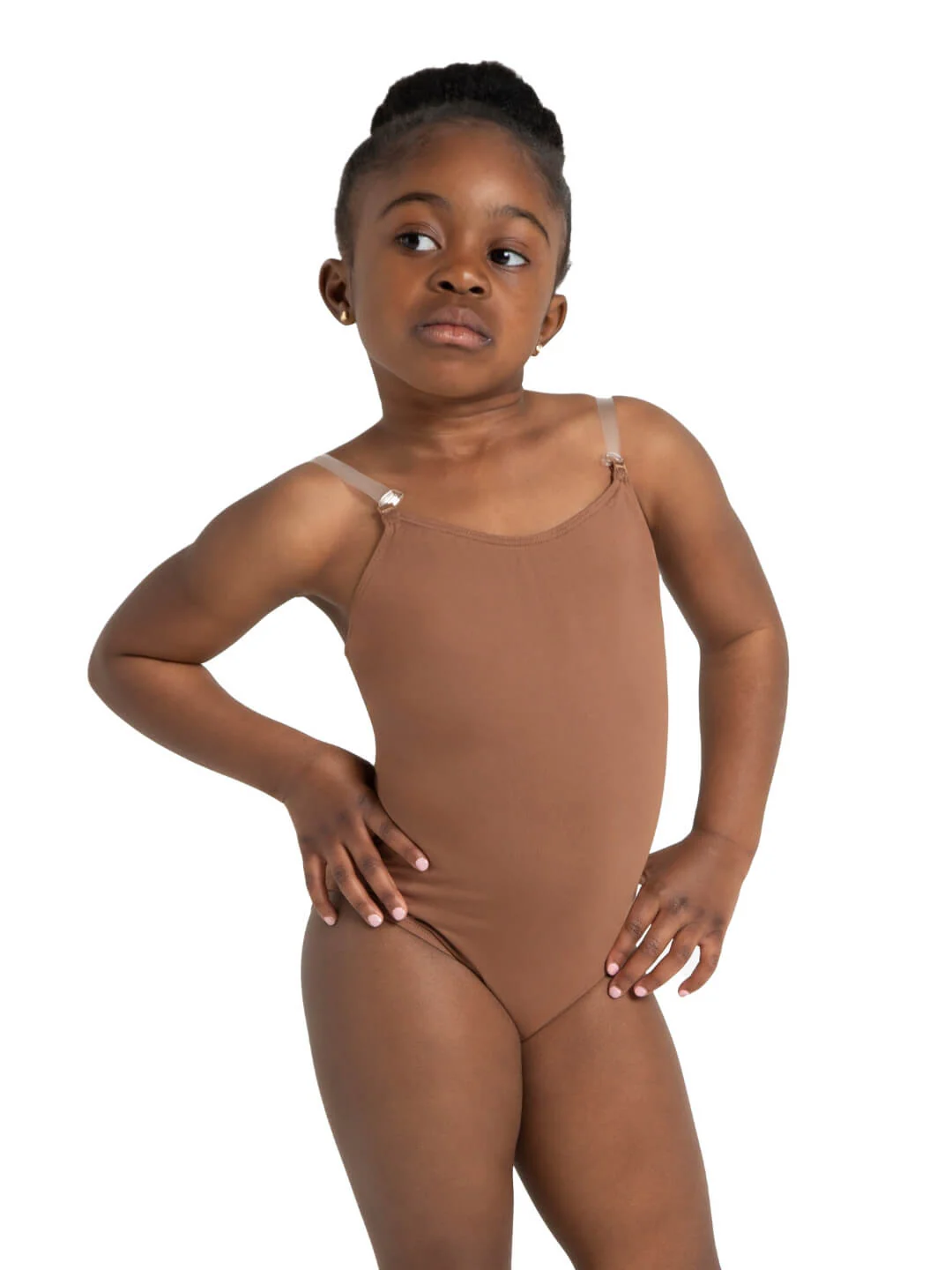 Camisole Leotard w/ Clear Transition Straps - Girls - Image 8