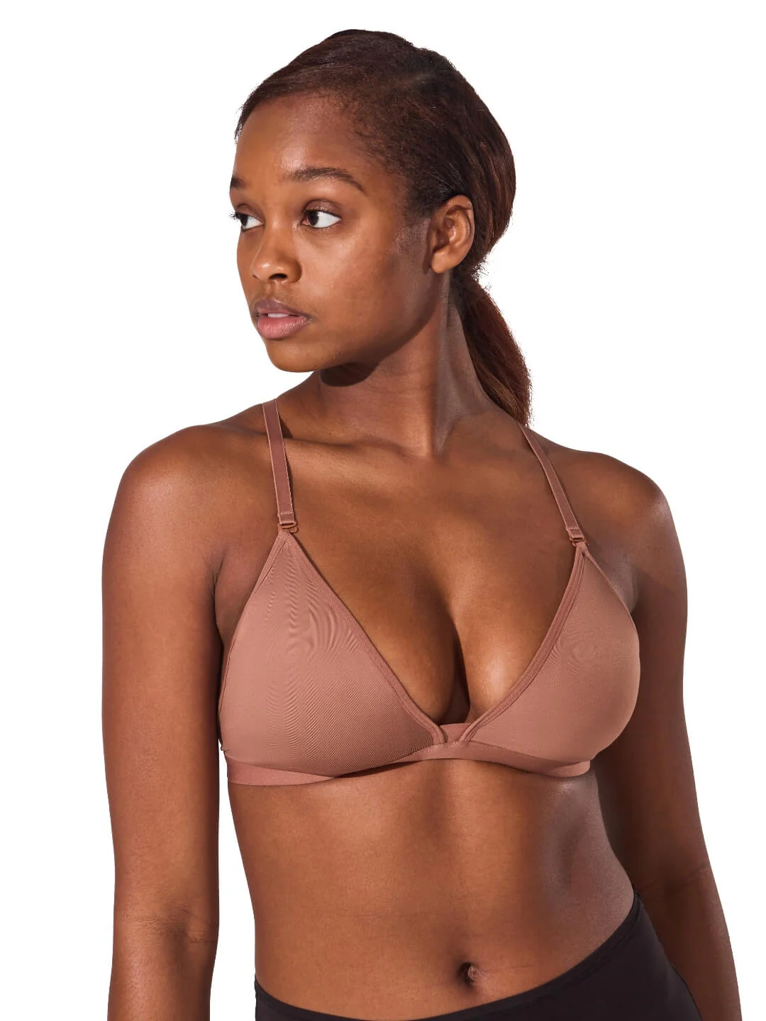 Deep Neck Clear Back Bra - Image 21
