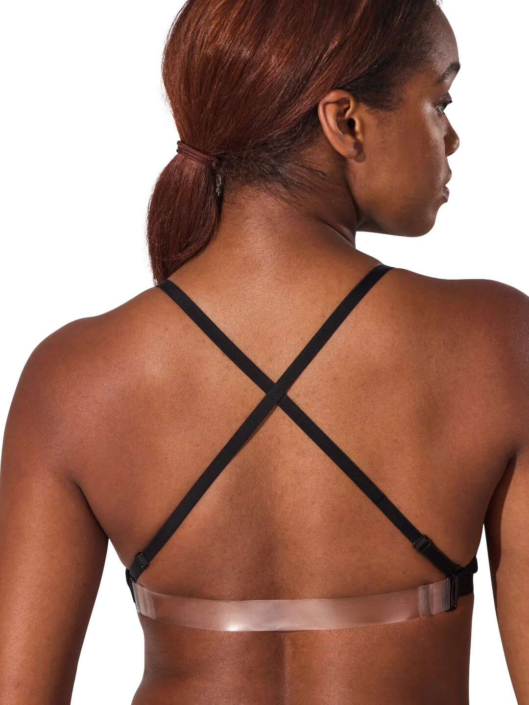 Deep Neck Clear Back Bra - Image 23