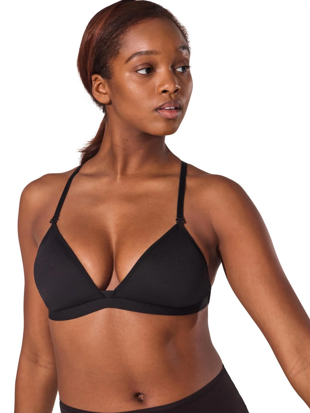 Deep Neck Clear Back Bra - Image 24
