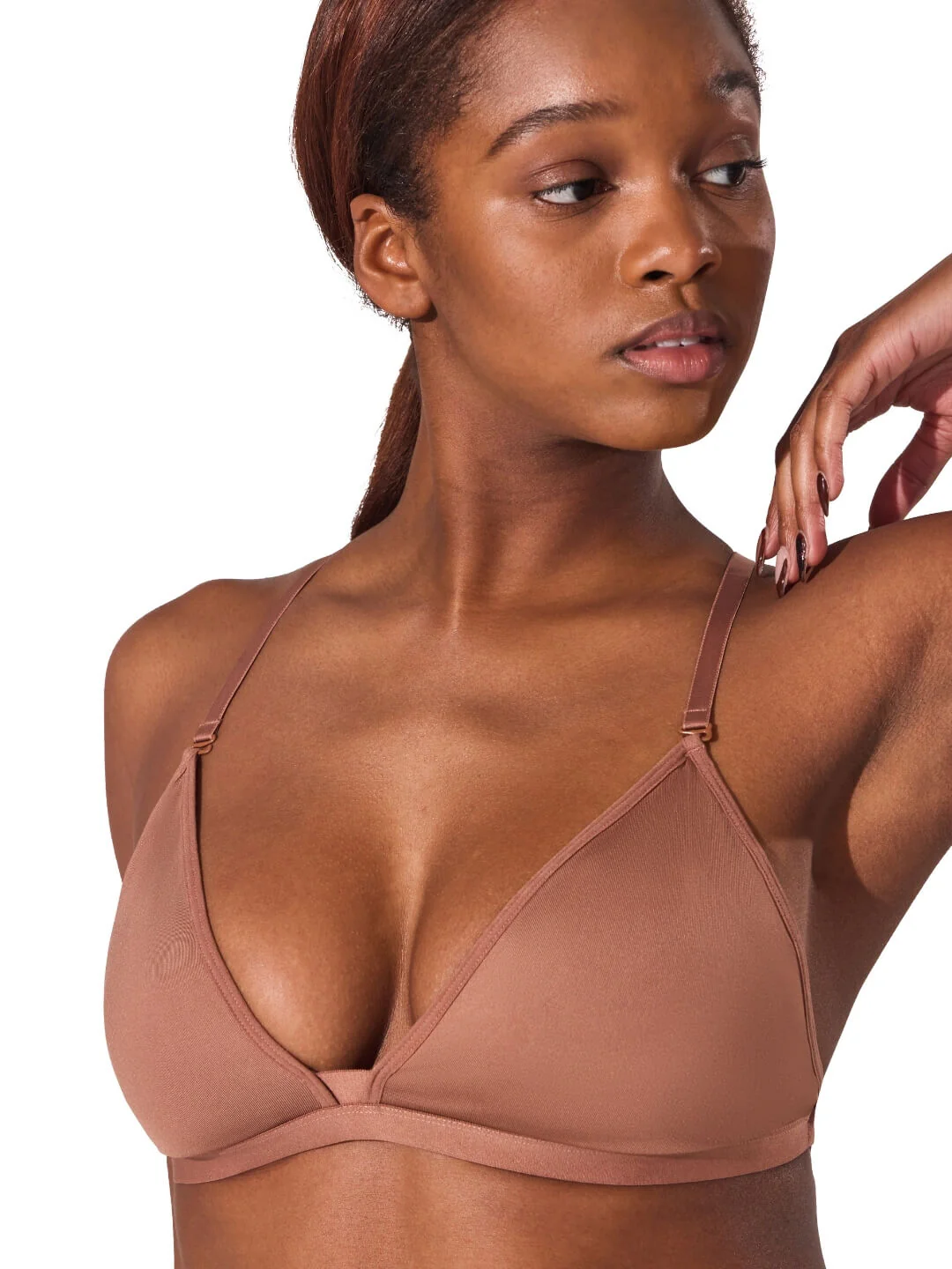 Deep Neck Clear Back Bra - Image 26