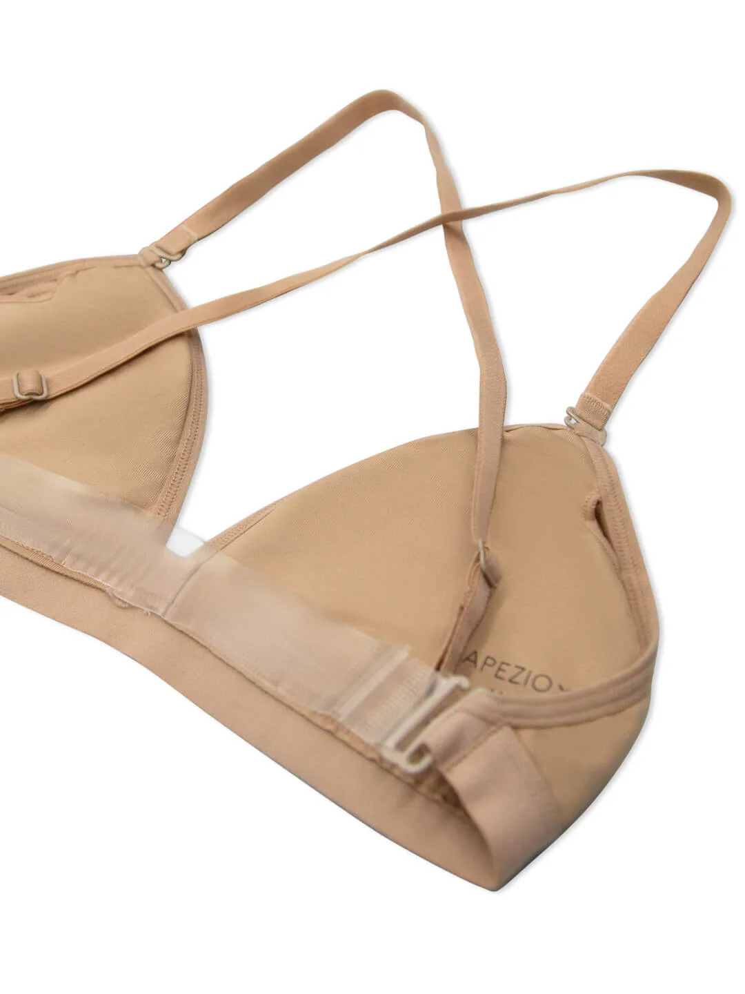 Deep Neck Clear Back Bra - Girls - Image 2