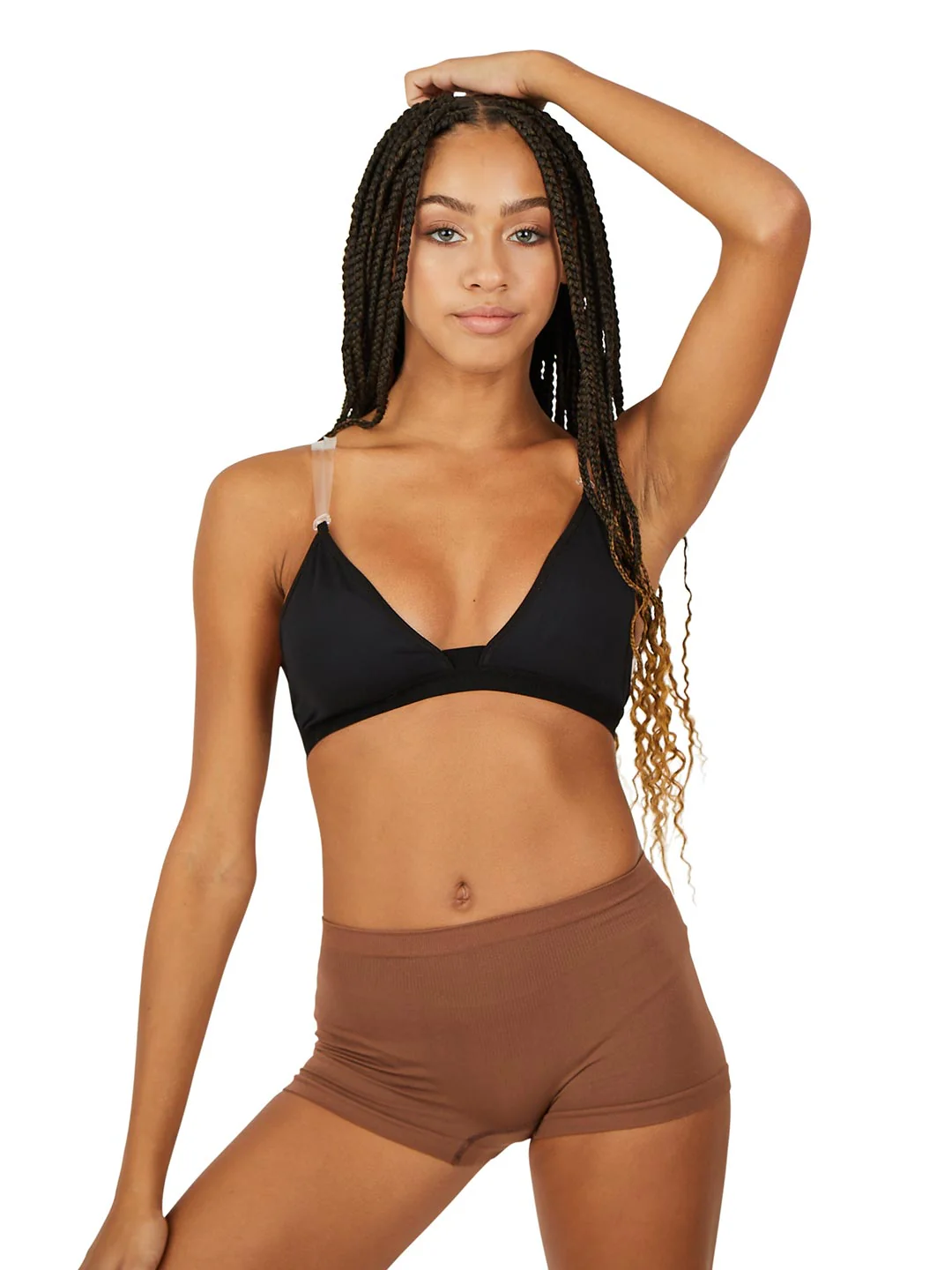 Deep Neck Clear Back Bra - Girls - Image 4