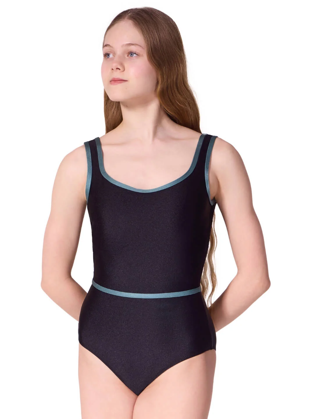 Enchanted Contrast Graceful Tank Leotard - Image 5