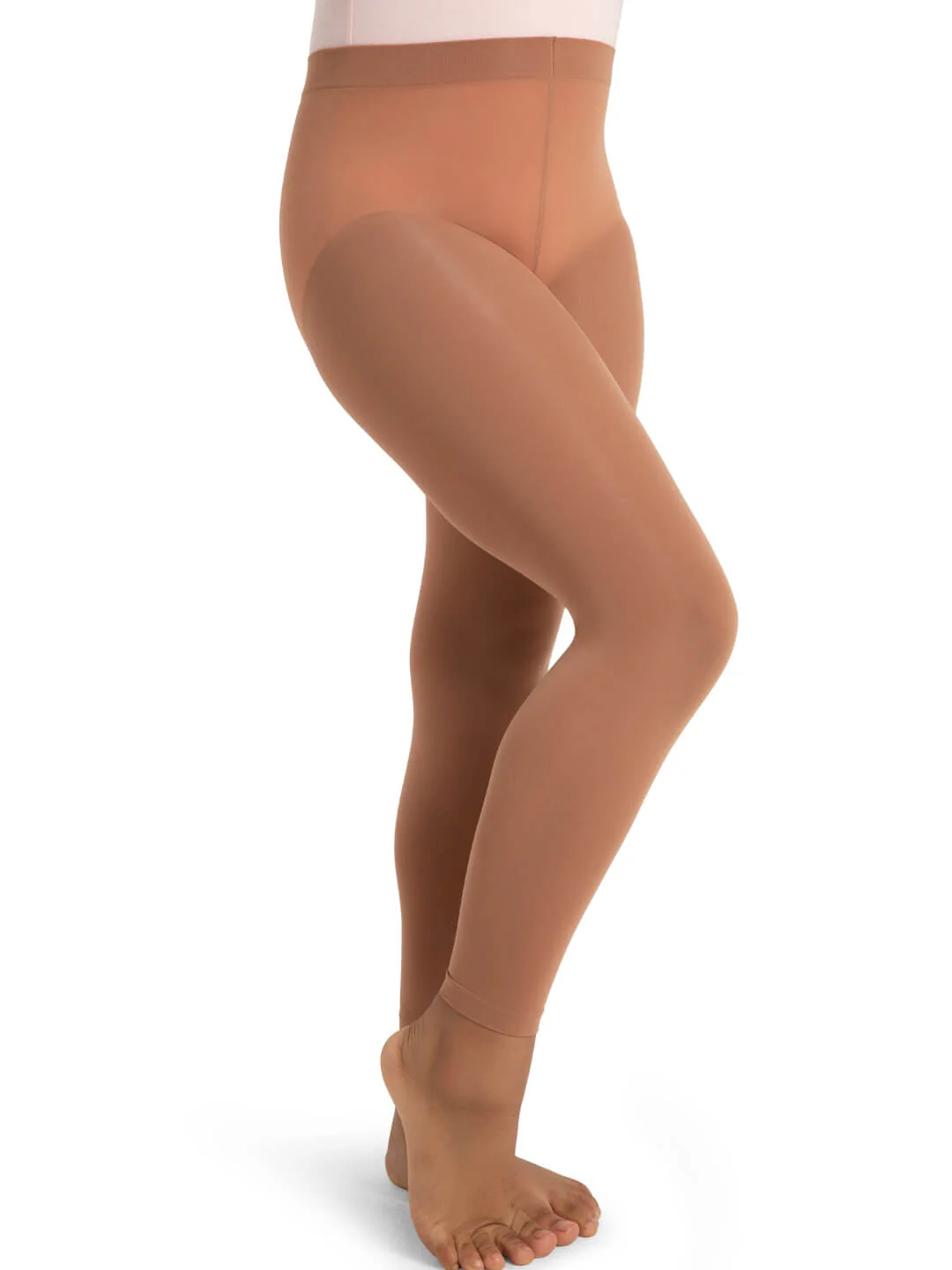 Footless Tight w Self Knit Waist Band - Girls - Image 5