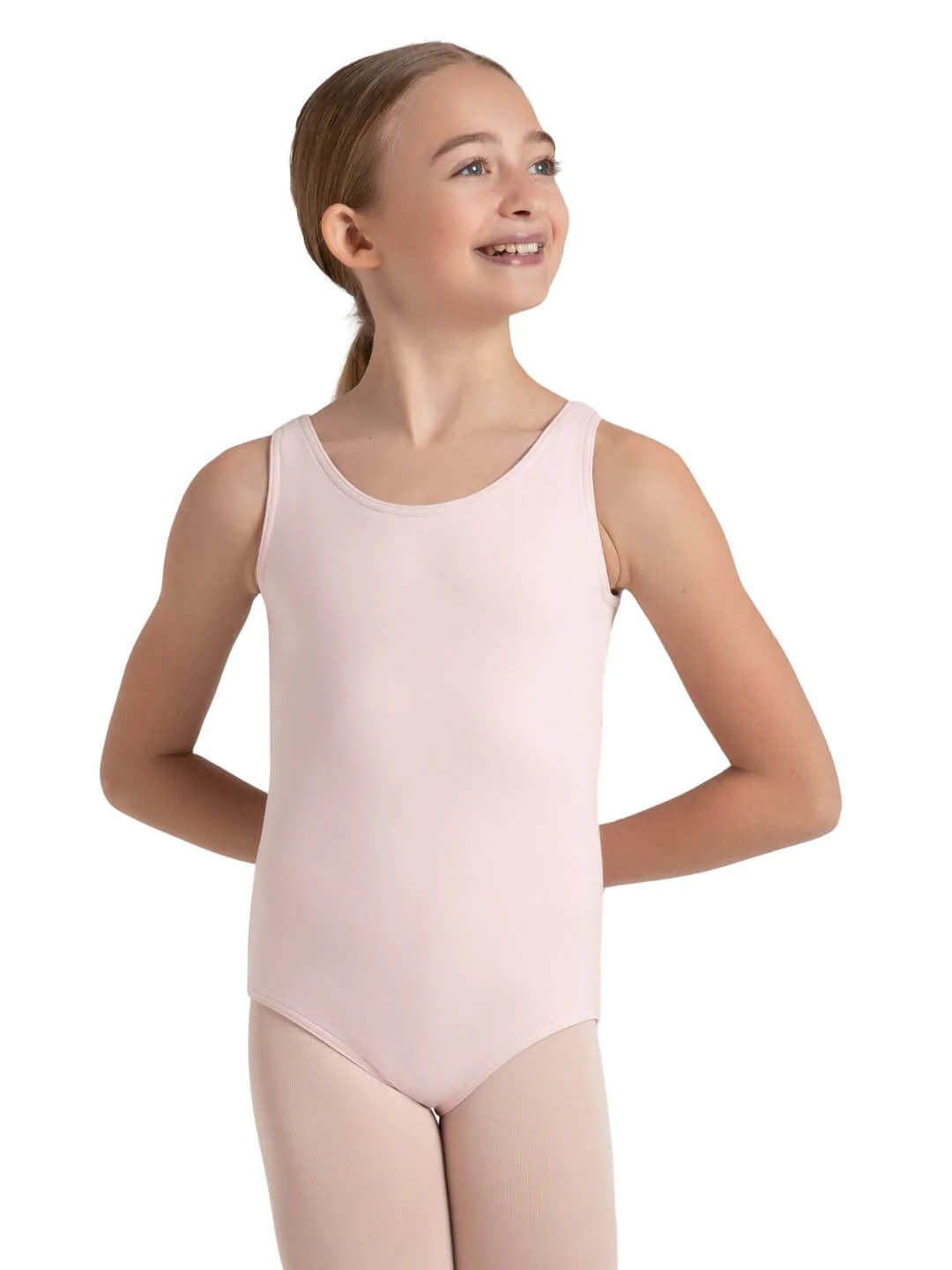 High-Neck Tank Leotard - Girls - Image 80