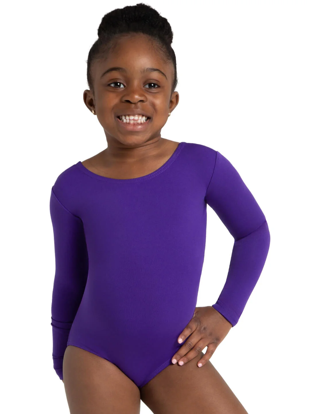 Long Sleeve Leotard - Girls - Image 29