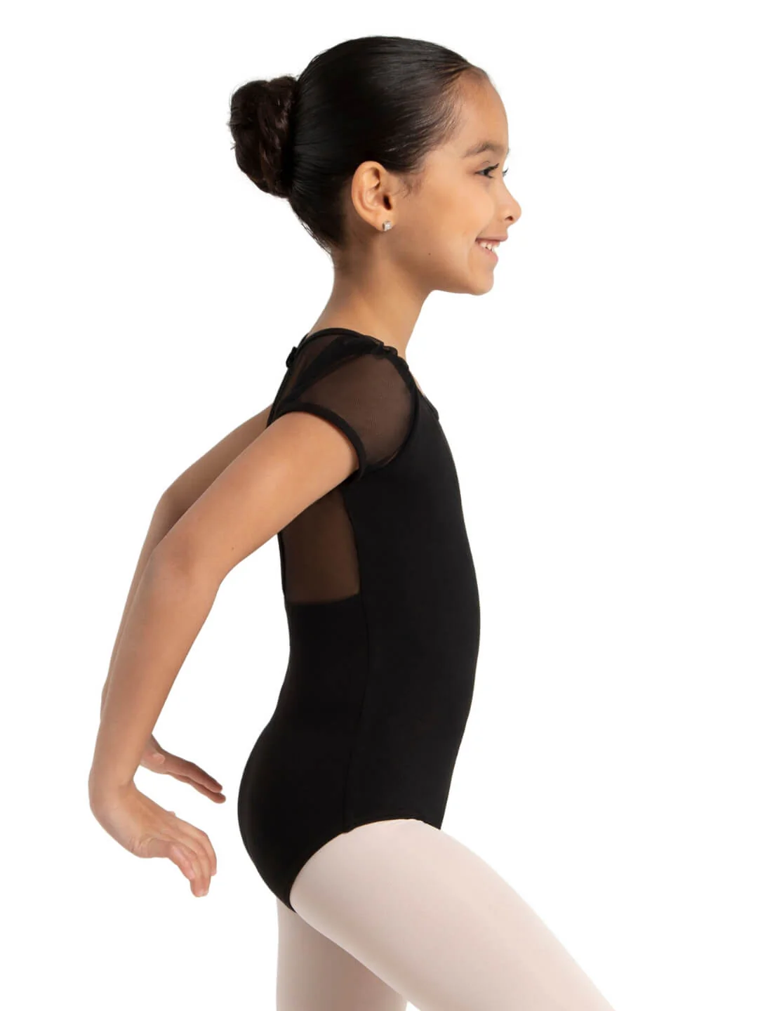 Puff Sleeve Keyhole Back Leotard - Girls - Image 24