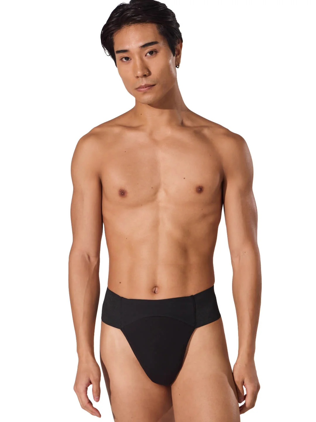 Quilted Cotton Panel Thong Dance Belt - Image 15