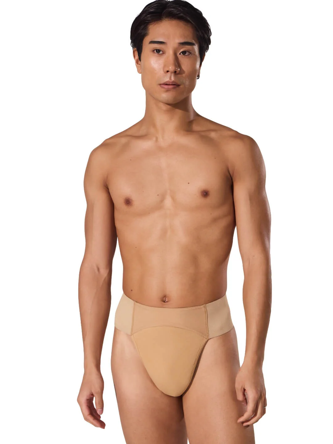 Quilted Cotton Panel Thong Dance Belt - Image 16