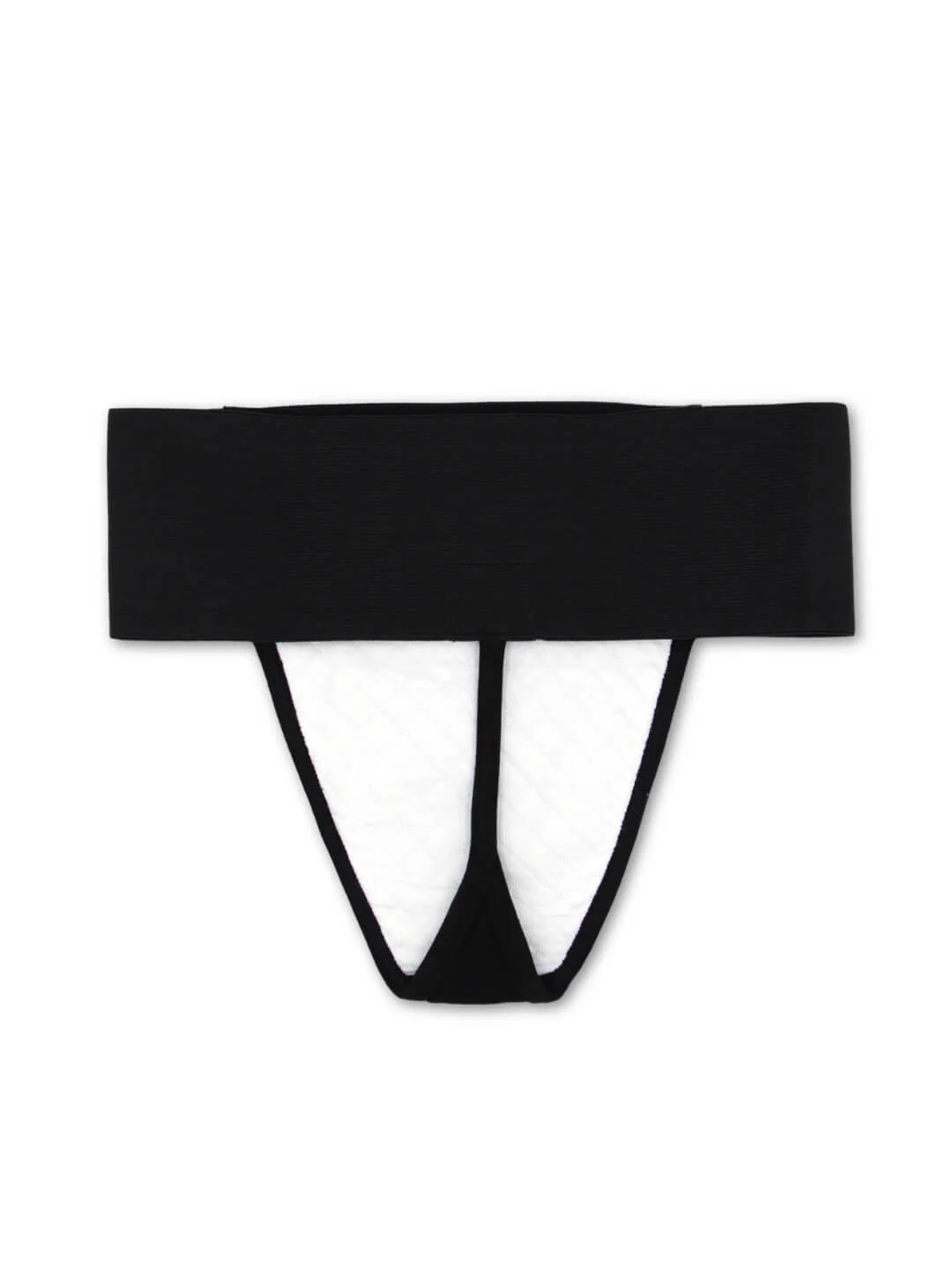 Quilted Cotton Panel Thong Dance Belt - Image 8