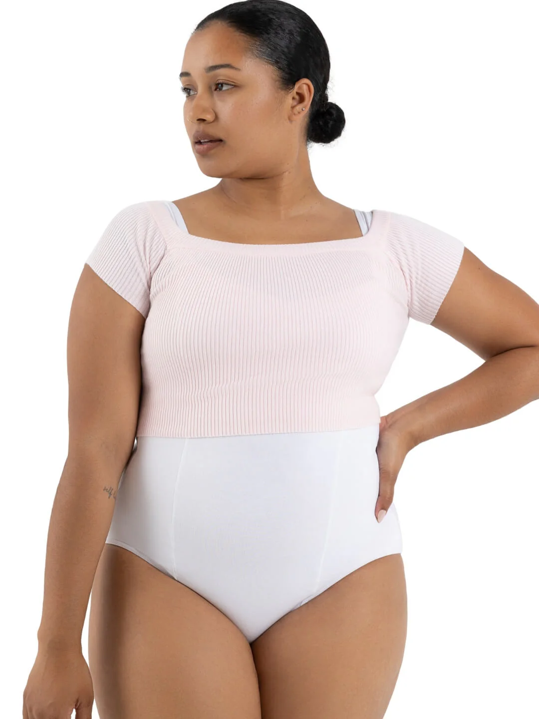 Ribbed Knit Cropped Sweater - Image 15