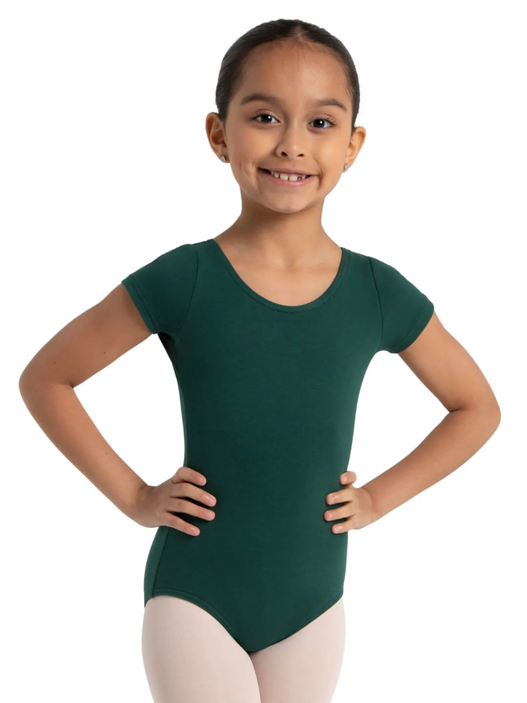 Short Sleeve Leotard - Girls - Image 105