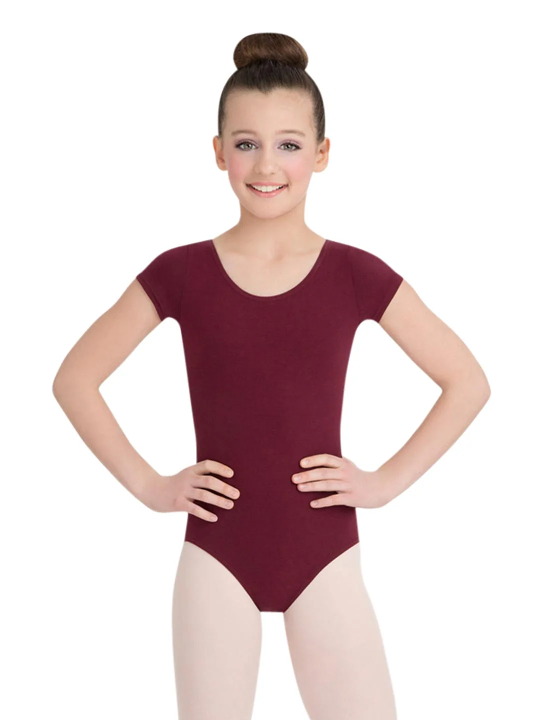 Short Sleeve Leotard - Girls - Image 56