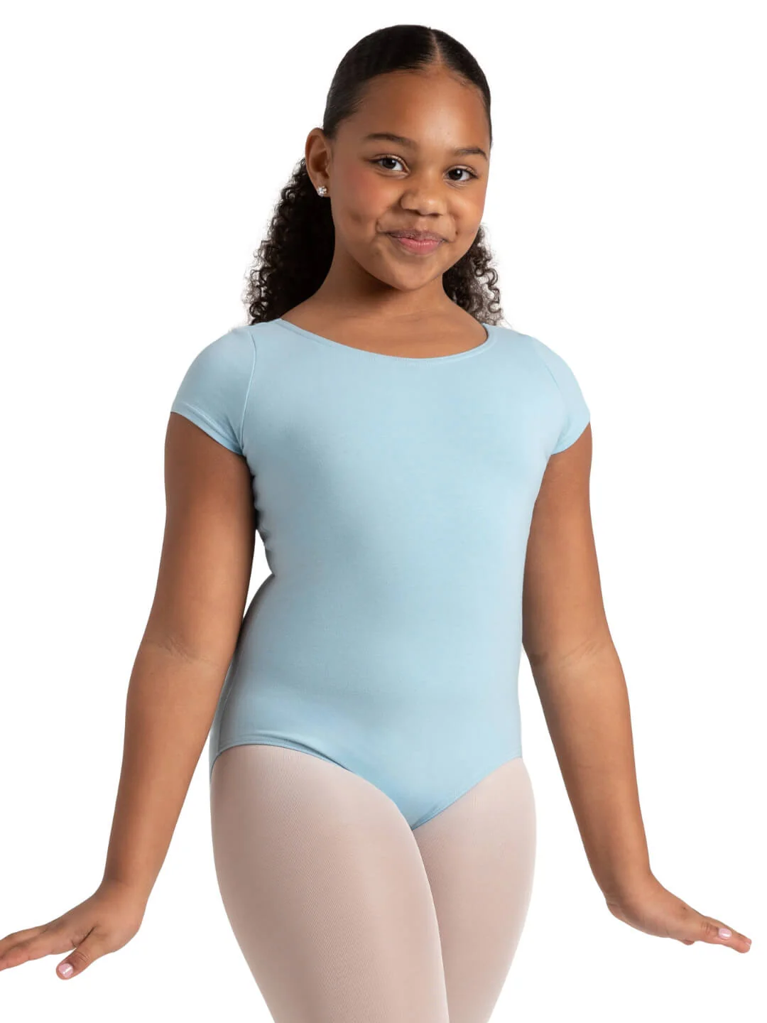 Short Sleeve Leotard - Girls - Image 64