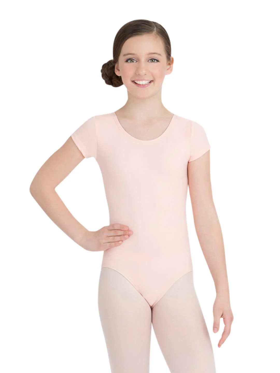 Team Basics Short Sleeve Leotard - Girls - Image 16