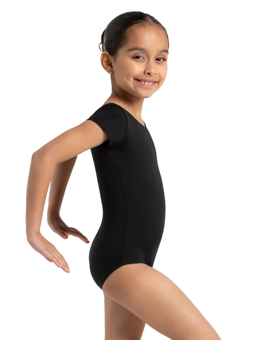 Team Basics Short Sleeve Leotard - Girls - Image 22