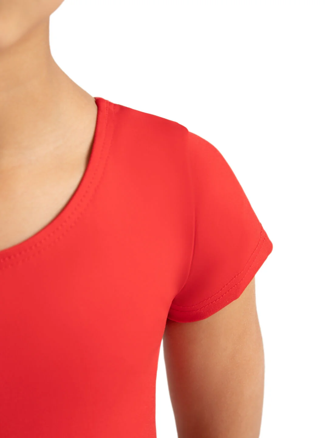 Team Basics Short Sleeve Leotard - Girls - Image 46