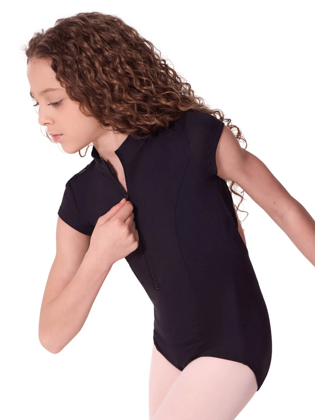 Soft Elegance Short Sleeve Princess Leotard - Tween - Image 3