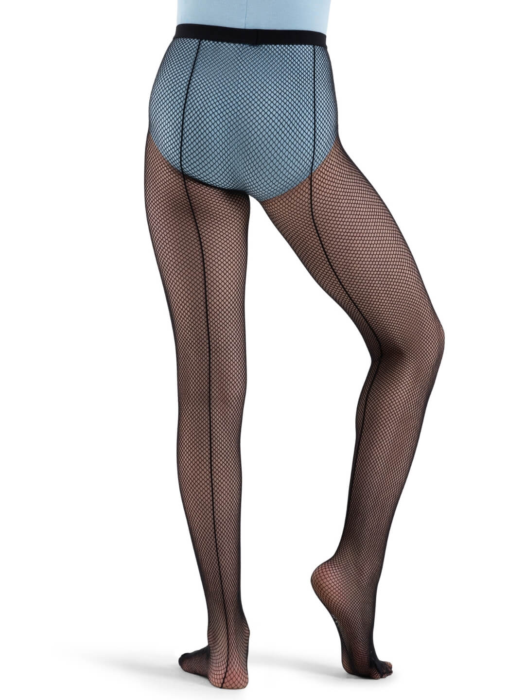 Classic Fishnet Tight w/ Seams - Girls - Image 3