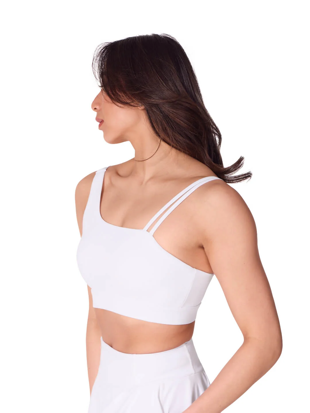 Studio Collection Asymmetric Double Strap Bra - Image 3