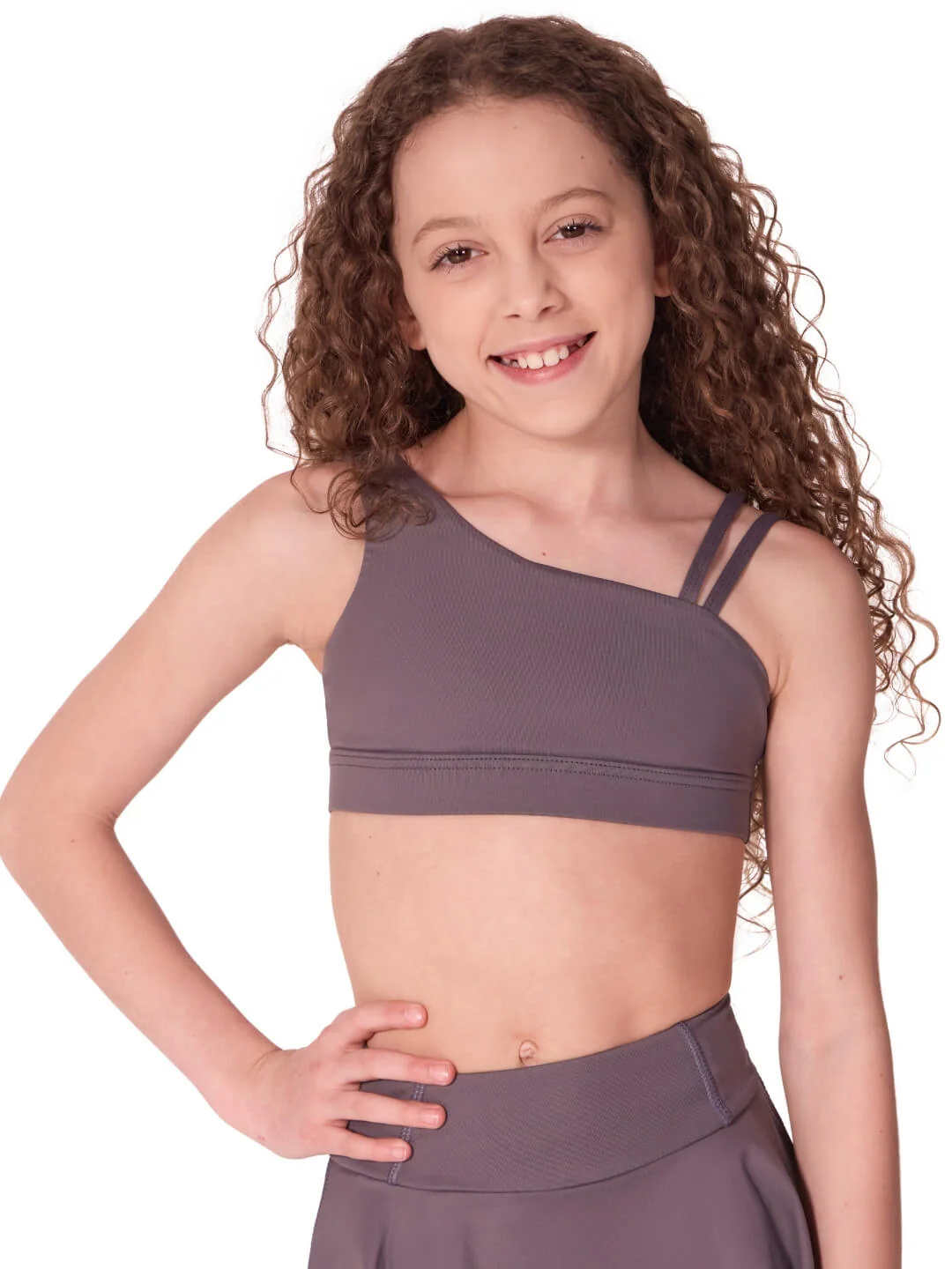 Studio Collection Asymmetric Double Strap Bra - Image 7