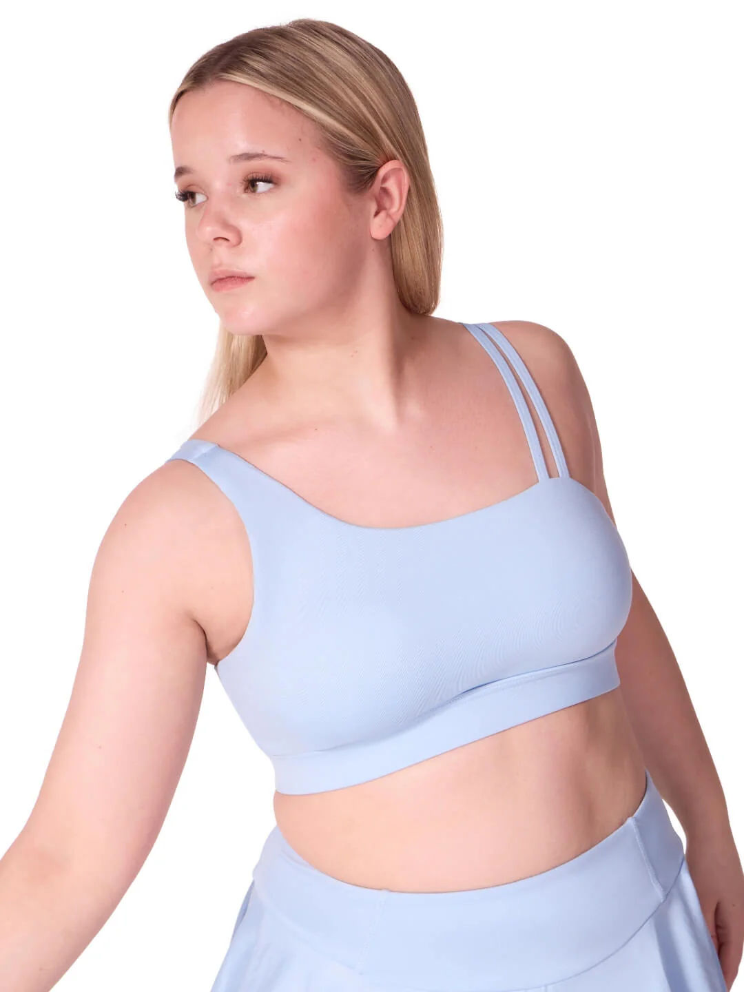 Studio Collection Asymmetric Double Strap Bra - Image 13
