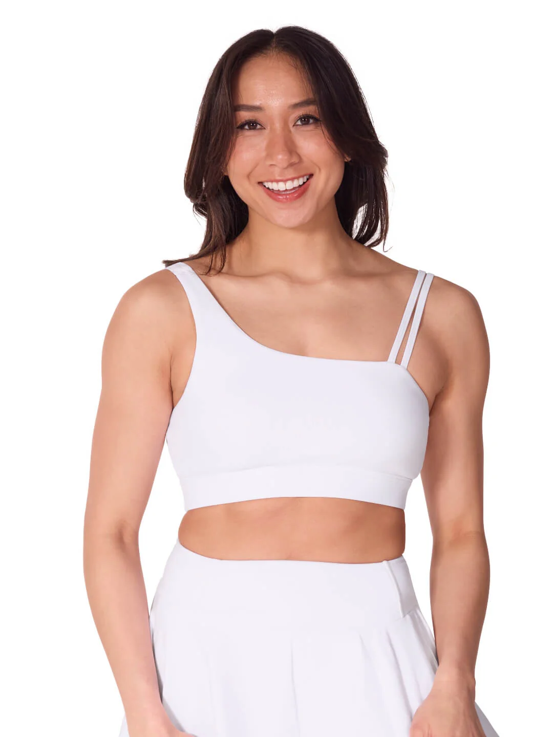 Studio Collection Asymmetric Double Strap Bra - Image 14