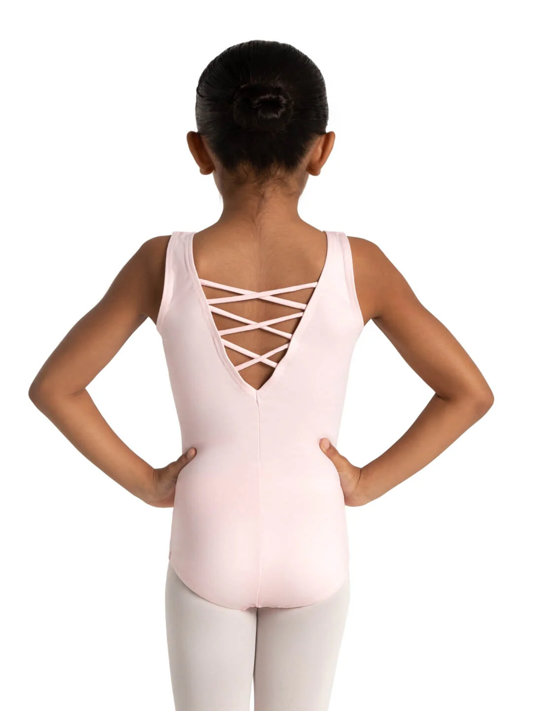 Studio Collection Lattice Back Tank Leotard - Girls - Image 5