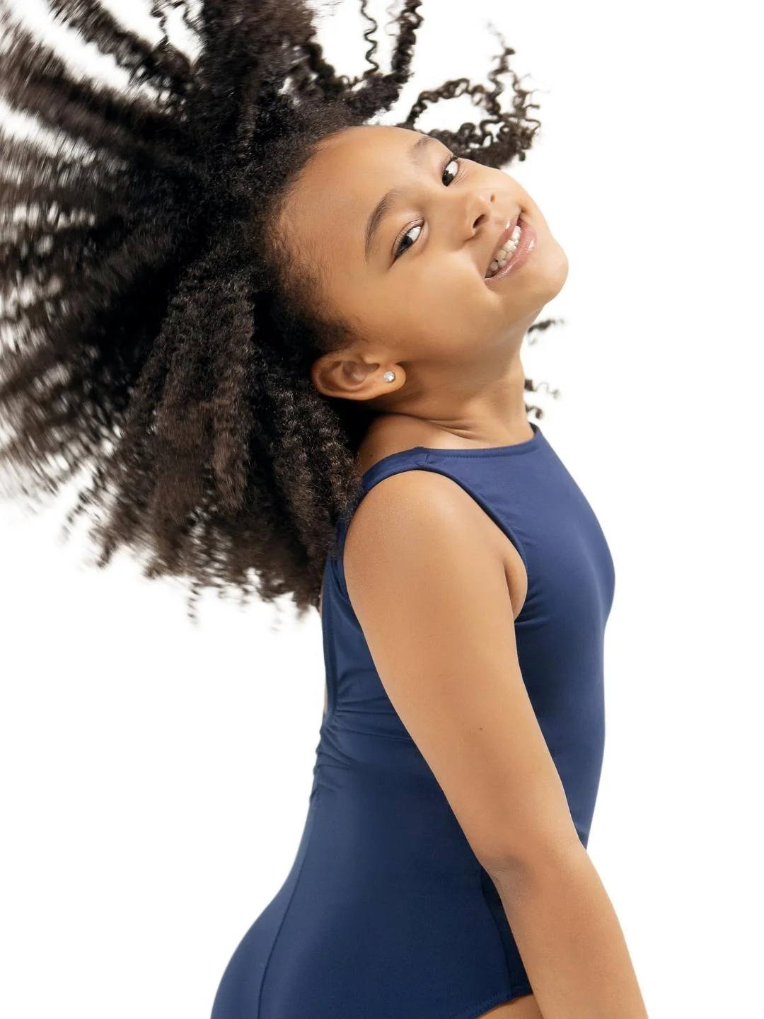 Studio Collection Low V Back w/ Pinch Tank Leotard - Girls - Image 18