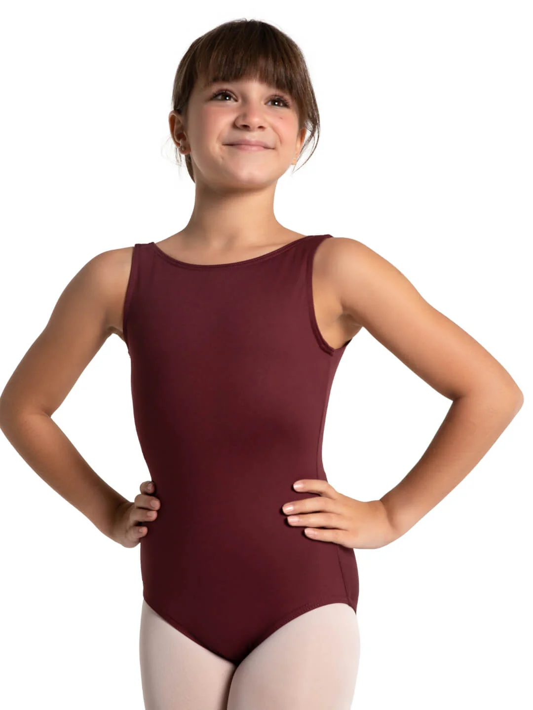 Studio Collection Low V Back w/ Pinch Tank Leotard - Girls - Image 9