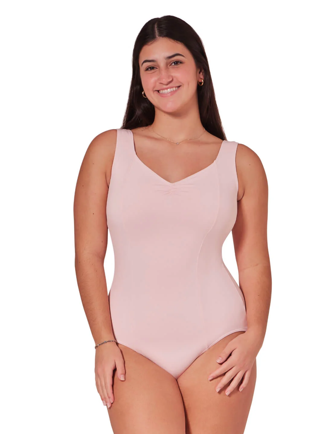 Studio Collection Queen Anne Tank Leotard - Image 5