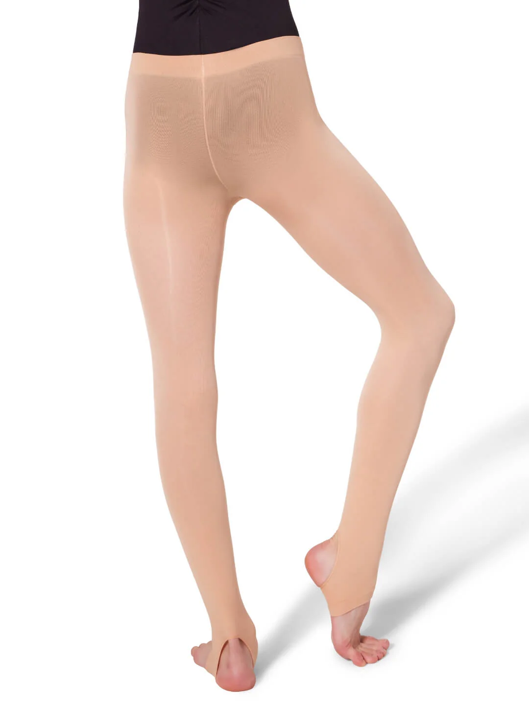 Ultra Soft Self Knit Waistband Stirrup Tight - Girls - Image 25